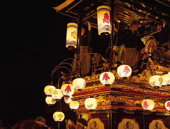 城端曳山祭の写真
