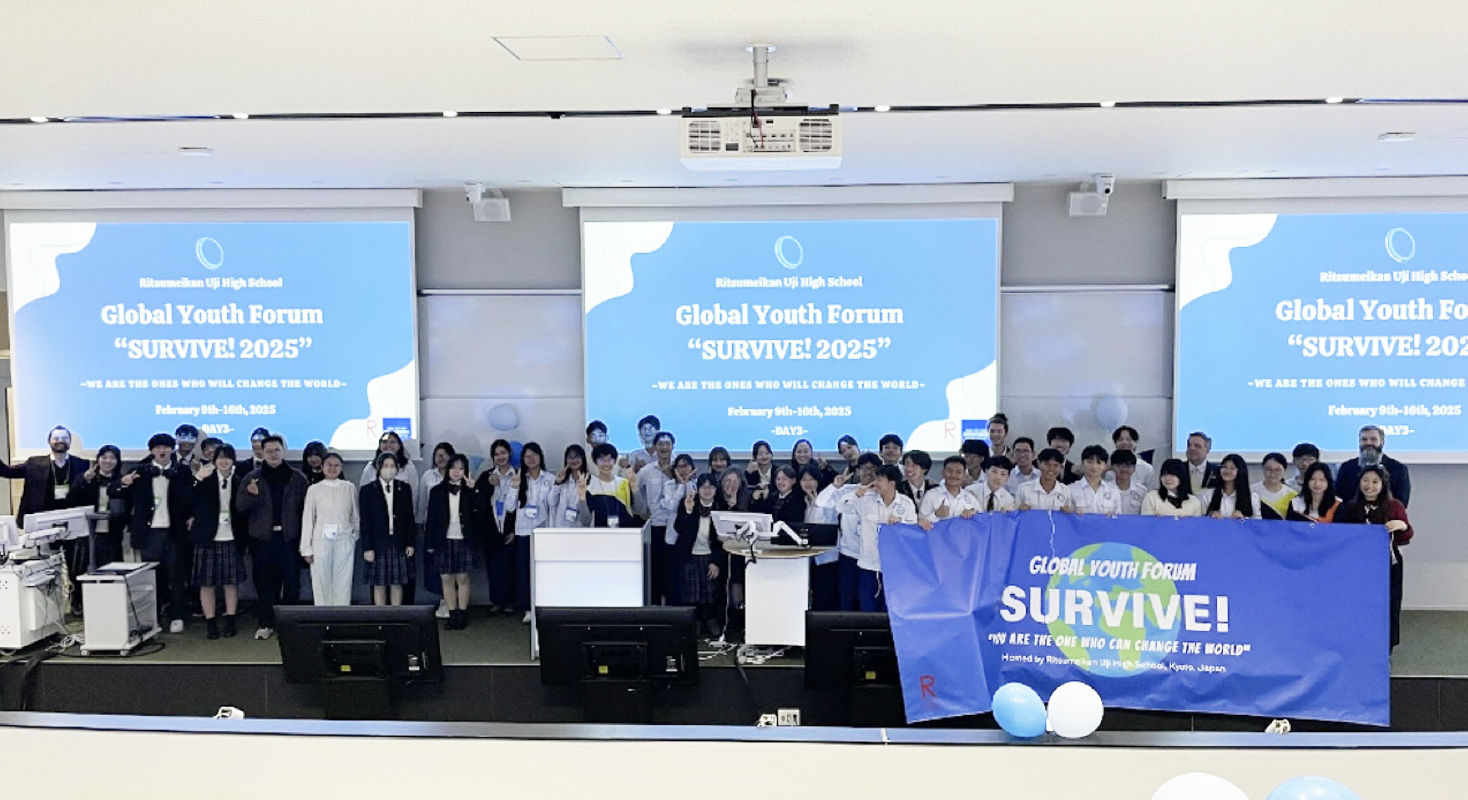 Global Youth Forum “SURVIVE 2025″運営メンバーによるワークショップ(立命館宇治高等学校)